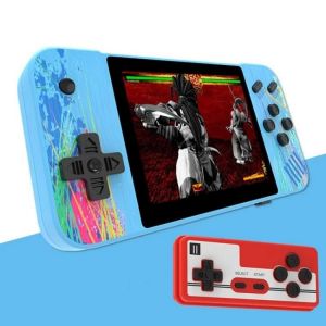 Console De Jeux Portable-&Eacute;cran 3,5"",800 Jeux Int&eacute;gr&eacute;s,Deux Joueurs-Bleu Bleu - Neuf