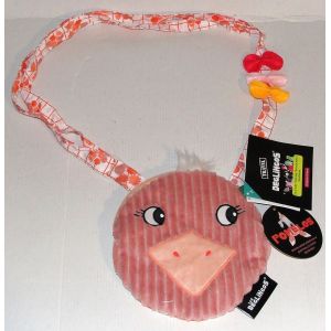 Sac A Main Les D&eacute;glingos Pomelos L'autruche En Peluche Cotel&eacute; - Neuf