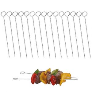 Lacets De Dinde De 8 Pouces 100 % Acier Inoxydable 304 De Qualité Alimentaire,Aiguilles À Rouler,Aiguilles À Viande,Brochettes En Métal - Neuf