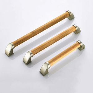 Barre d'appui de salle de bain en bois, poignée de baignoire pour personnes handicapées et âgées, barres d'appui de sécurité antidérapantes et imperméables pour escaliers et couloirs (30 cm) - Neuf