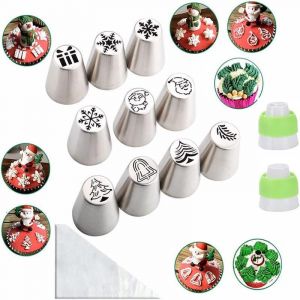 22 Pi&egrave;ces&iquest;Cr&egrave;me de Buses russe de la Buse de la P&acirc;tisserie en Forme de Buses Buses de D&eacute;givrage de la Tuyauterie Conseils pour la D&eacute;coration des G&acirc;teaux, du Th&eacute;, des G&acirc;teaux,des - Neuf
