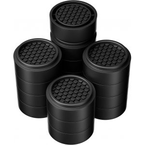 Ulteronixshop-Lot de 16 rehausseurs de meubles r&eacute;glables ronds de 2,5 cm, rehausseurs de lit en caoutchouc antid&eacute;rapant robuste, empilables, pour machine &agrave; laver, cr&eacute;e un canap&eacute; suppl&eacute;mentaire de 2,5 - Neuf