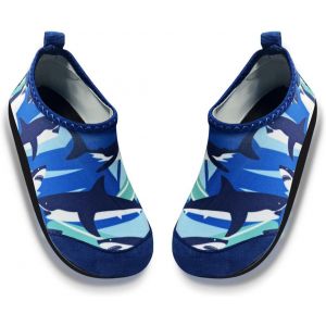 Ihkhu-Chaussons Enfant,Chaussons Garcon Filles,Pantoufles Enfant Doux Antidérapant,Chaussons Enfant Souple Semelle Souple Respirant,Chaussures Antidérapants Légers Sèche Vite,Chaussures De Plage - Neuf
