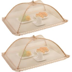 Pack 50cm x 70cm Premium de Grandes fenêtres Pop-Up en Maille Couverture Alimentaire des Parasols pour la Réutilisable Pliable en plein air de pique-Nique de la Nourriture des Parasols pour Protéger des Mouches, des Insectes et des Moustiques. - Neuf