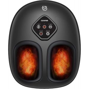 Masseur De Pieds Avec Chauffage,Masseur De Pieds Shiatsu Électrique Avec Vibration Pétrissage,Masseur Pieds Pour Soulager La Douleur, Jusqu'à La Taille 46 - Neuf