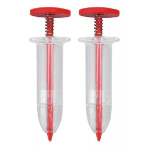 Mini Outils De Plantation Distributeur De Graines,Semoir De Jardin Outils De Jardinage Petit Semoir À Main Fournitures De Semis De Jardin Semeur (Rouge) (2pcs) - Neuf