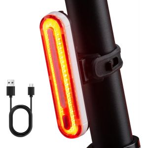Feu Arrière Pour Vélo Rechargeable Usb-Super Lumineuse Lampe Arrière Vélo À Led Se Clipse Aisément Pour Servir D¿Eclairage Arriere Rouge Pour Une Sécurité Optimale À Vélo.[R29] - Neuf
