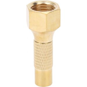 Acdsgd-Valve De Gonflage Des Pneus, Connecteur De Gonflage De Pneu, Mandrins Pneumatiques &Agrave; Torsion Valve De Gonflage De Pneu En Laiton Portable 1/4in Npt Filetage Interne Pour Voiture V&eacute;lo Moto - Neuf