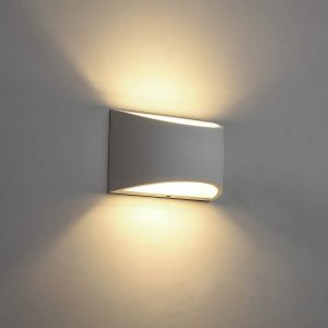 Applique Murale Led Avec Corps En Pl&acirc;tre Pour Usage Int&eacute;rieur - Neuf