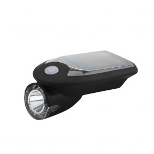 Lampe Frontale De V&eacute;lo De Montagne De Route Rechargeable &Agrave; &Eacute;nergie Solaire Lumi&egrave;re Avant &Agrave; 360 Degr&eacute;s (Noir) - Neuf