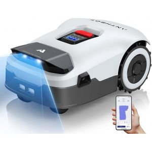 ANTHBOT Robot Tondeuse sans Fil Périphérique- 900¿,RTK &#43; Vision 4 Caméras,Cartographie Intelligente, Évitement d&#39;Obstacles 300° - Neuf