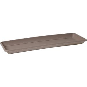 ERYI-Soucoupe Rectangulaire Venezia 80Cm Taupe - Neuf