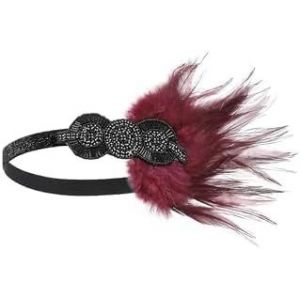 Kal-Bandeau Pour Femme Style Années 20 Gatsby, Style Années 20, Bordeaux, Style Années 20 - Neuf