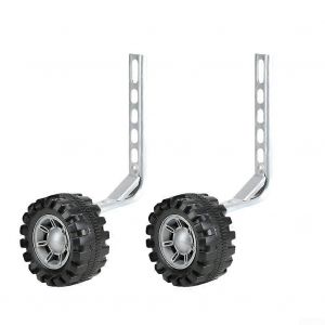 Stabilisateurs De Velo Pour Enfants, Roues D'entra&icirc;nement Reglables Pour Velos De 1 220 Pouces, Argent, Equilibre Et Securite - Neuf