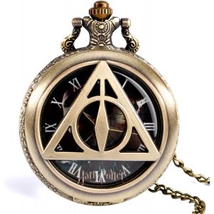 Montre De Poche De Bande Dessinée, Rétro Bronze Collier De Quartz Montre Pour Enfants Garçon Fille Cadeau De Noël - Neuf