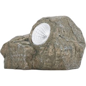 Checarzhn--No1-Cacher Une Clé À L'extérieur, Boîte De Verrouillage Étanche Pour Cache-Clés De Fausse Roche Pour La Maison, Ornement De Fausse Roche En Résine Avec Lumière Led Pour Jardin, Cour Intéri - Neuf