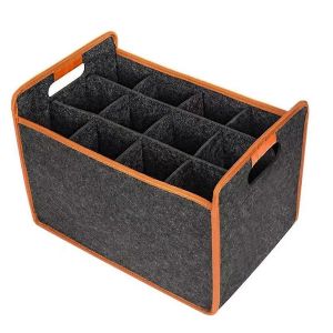 Porte-Bouteille De Vin Sac De Transport Pour 12 Bouteilles Compartiments De Sac De Bouteille De Vin Bouteilles Avec Poignées De Transport Pour Voyage Camping - Neuf