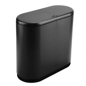 Hjlian Poubelle De Bureau Double Couche, Poubelle De Classement Des Dechets, Pour La Maison, Le Bureau, La Salle De Bain (Noire) - Neuf