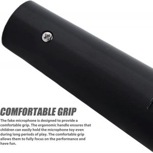 4 Pi&egrave;ces Faux Microphone Jouet Simuler: Microphone en Plastique,Microphon Performance pour Costume de F&ecirc;te Accessoires de Karaok&eacute; Jouet F&ecirc;te Spectacle,Vocal Accessoire - Neuf