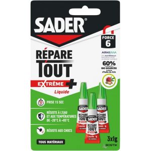 COLLE REPARE TOUT EXTREME PLUS 3x1G LIQUIDE BIOSOURCEE - Neuf