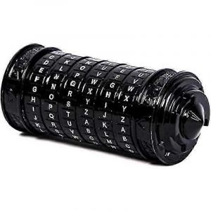 Coffrets de mini-cadenas SBSGV Cryptex Da Vinci Code avec compartiments cach&eacute;s, cadeaux d'anniversaire pour la Saint-Valentin, laiton-cuivre - Neuf