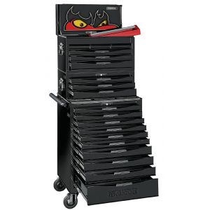 Servante d'outils compl&egrave;te professionnelle noire Maxi Master Tools Teng Tools TCMM911NBK - Neuf