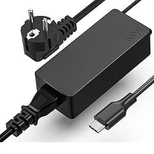 THEF-Chargeur USB C 65W pour Lenovo ThinkPad T14 T480 T480s T490 T490s T580 T580s T14S T15 L13 L14 L15 L390 E15 E14 E480 E490 E495 E580 E590 R480 X13 X280 X380 X390 Type C Alimentation Portable Adapt - Neuf