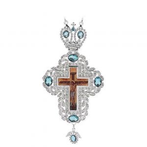 Prêtre Crucifix Collier Hommes Vintage Simple Russe Jésus Crucifix Orthodoxe Croix Christian Collier Avec Accessoires De Prière - Neuf