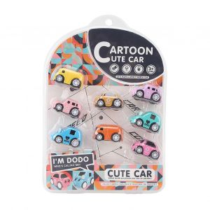 8pcs Pull Back City Vehicles Set Friction Powered Mignon Petit Pull Back Inertielle Mod&egrave;le De Jouets De Voiture - Neuf