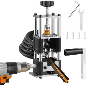 VornixorSarlshopDenudeur Cable Fil Electrique Automatique, Machine a Denuder le Cuivre R&eacute;glage, 1-25 mm Denudeuse de Cable Electrique Manuel, Cuivre Pince &agrave; D&eacute;nuder pour Recyclage Des Fils (Noir et a - Neuf
