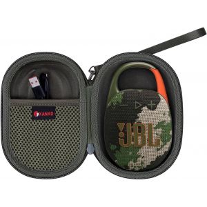 KALANKA-Etui Sac de Voyage pour Compatible Enceinte Bluetooth jbl Clip 5 jbl Clip 4 soundcore Select 4 go Haut-Parleur Protection déplacements Housse (Camouflage) - Neuf