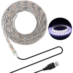 Bande Lumineuse Led,Rétroéclairage Usb Tv De 2m De Ruban Led Pour Téléviseur Hd 40-60 Pouces (Blanc) - Neuf