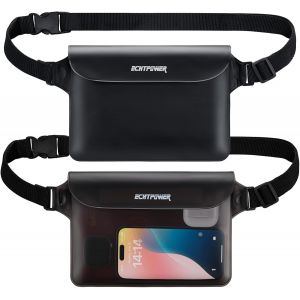 KALANKA-Sac étanche Etui Pochette Imperméable avec Sangle Réglable, Protéger Téléphone/Argent/Carte/Clé, Idéal pour Natation, Rafting, Kayak, Canotage, Camping, Randonnée - Neuf