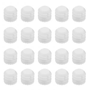 100pcs charnière expansion goujons m4x8mm goujons d'expansion en plastique 4mm charnière blanche chevilles inserts accessoires pour armoire 8.8x8mm - Neuf