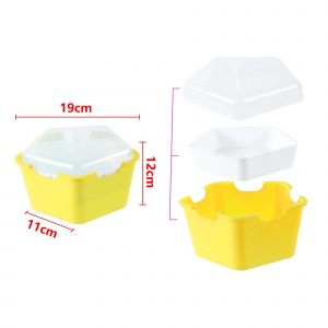 Plateau De Germination De Graines De Couverture Pentagonal, Boîte De Semis, Panier De Fleurs Hydroponique Sans Sol, Boîte De Plantation.2343 - Neuf