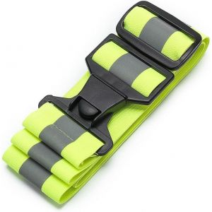 Subzonal-Gilet R&eacute;fl&eacute;chissant Ceinture De Course/R&eacute;fl&eacute;chissant De Haute Visibilit&eacute; - R&eacute;glable Pratique Pour Sport, Nuit S&eacute;curit&eacute; - Accessoire L&eacute;ger Et Confortable De Sport - Neuf