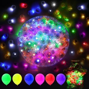 Lot De 120 Ballons Led 8 Couleurs,Ballons Led,Lumières De Ballon,Mini Lumières Led,Pour Fête D'anniversaire,Mariage,Halloween,Noël - Neuf