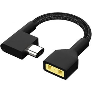 230W C&acirc;ble de Prise d'alimentation DC Square Mouth Femelle &agrave; 3 Broches M&acirc;le Remplacement de l'adaptateur pour Accessoire de Convertisseur de Charge pour Ordinateur Portable Razer Blade - Neuf