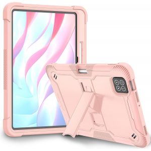 pour Xiaomi Pad 7 Coque Enfants Antichoc,Étui Housse Tablette pour Xiaomi Pad 7 Pro avec Porte-Stylo,Rose - Neuf