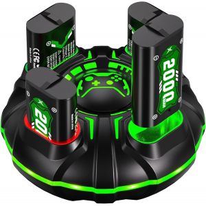 4 * 4800mWh(2000mAh) Batterie pour Xbox One/One S/X/Xbox Series X/S,Charge Rapide de 2.5 Heures Batterie Rechargeable pour Xbox One/Xbox Series X/S/Xbox One S/X/Xbox One Elite - Neuf