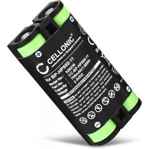 Batterie pour Casque Compatible avec Sony MDR-RF995, MDR-RF995RK, WH-RF400 (700mAh, 2.4V) Batterie de Remplacement BP-HP800-11 - Neuf