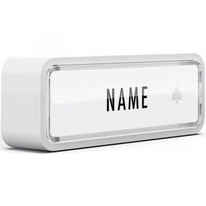 41290 Sonnette Sans Fil Emetteur Avec Porte-nom - M-e Modern-electronics - Neuf