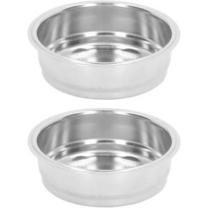 KAL-Pièces 51Mm Porte Filtre À Café En Acier Inoxydable Panier-Filtre Monocouche Sans Pression Poreux Pressurisé Permanent Réutilisable Paniers De Accessoires De Remplacement De Machine À Esspesso - Neuf