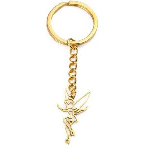 Kal-Porte-Clés Fée Clochette Princesse Wendy Ange Tendance Danseuse Ballet Bijoux Citation Conte De Fées Femme - Neuf