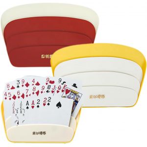 Chenquansarl-Support Carte À Jouer, 2 Pcs Porte Carte Enfant Un Jeu De Poker Pour Se Libérer Les Main - Neuf