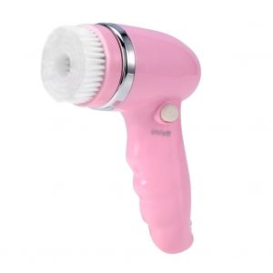 Brosse Nettoyante Visage 4 En 1 Pour Le Nettoyage En Profondeur Des Pores, Exfoliante Et Massante Usb, Outil De Beaute Pour La Peau, Rose - Neuf