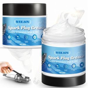Graisse Contact Electrique,Graisse Diélectrique,Graisse Haute Temperature,Graisse pour Bougie D'allumage Graisse Silicone aux Bougie d'allumage,Bougies de Préchauffage-50g*2 - Neuf