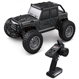 Voiture Télécommandée 4WD Tout-Terrain Rapide Avec LED Et Batterie Puissante Gris YONIS - Neuf