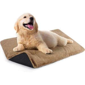 Tapis De Lit Pour Chien-36x50 Cm-Tapis Auto-Chauffant Lavable-Antidérapant-Doux Et Chaud-Pour Chien Et Chat (Kaki,S) - Neuf