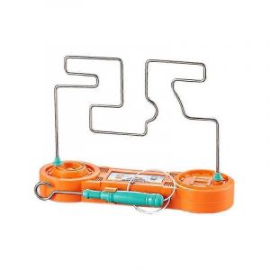 Jeu De Labyrinthe Tactile &Agrave; D&eacute;charge &Eacute;lectrique Jeu De Labyrinthe &Eacute;lectrique Jeu De Bureau D'entra&icirc;nement &Agrave; La Concentration-Orange - Neuf